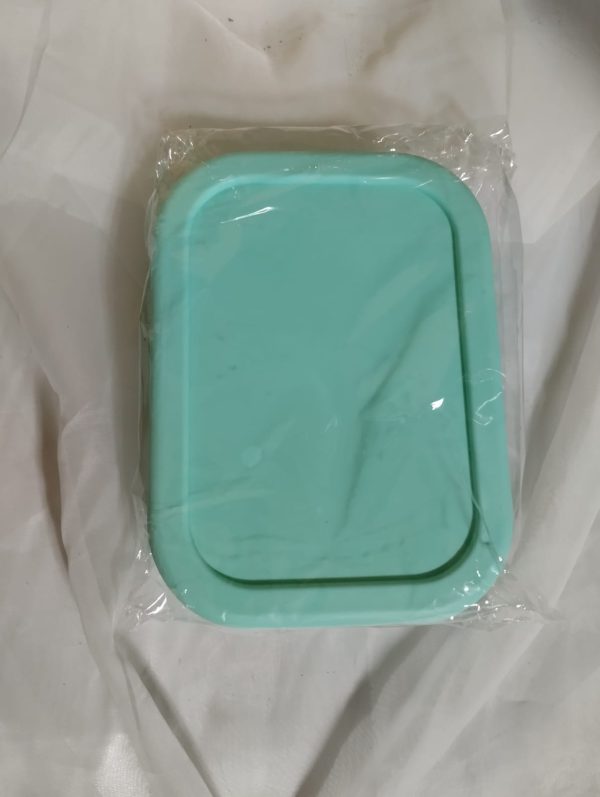 Verde_Claro CONTENEDOR DE SILICONA SIN COMPARTIMIENTO