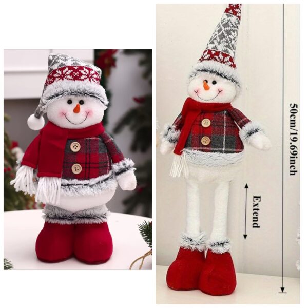 MUÑECO DE NIEVE RETRACTIL