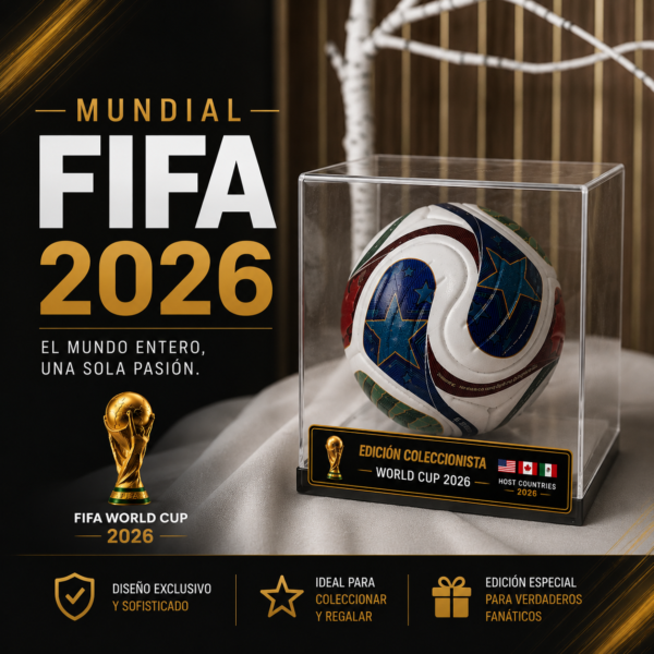 ChatGPT Image 1 jun 2026, 09_46_15 🏆 COLECCIÓN MUNDIAL FIFA 2026 ⚽ Llaveros • Mini Pelotas • Mascotas Coleccionables 🔥