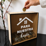 🏡 ALCANCÍA DE MADERA PERSONALIZADA | Caja de Ahorro